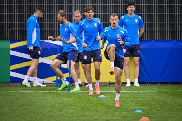 Czech national football team training before the Group F match against Georgia within the European Football Championships in Norderstedt, Germany, June 21, 2024. (CTKxPhoto VitxSimanek) CTKPhotoP2024062103454  CTKPhotoP2024062103454