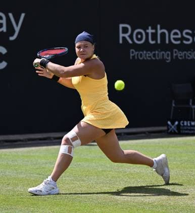 Diana Shnaider in quarter final action Rothesay Classic Birmingham, Day 5, Tennis, Edgbaston Priory Club, Birmingham, UK - 21 June 2024  Copyright: xAnnaxGowthorpe Shutterstockx 14543328k