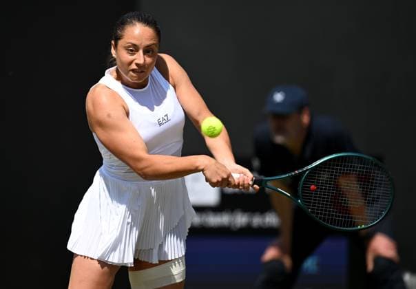 Elisabetta Cocciaretto in quarter final action Rothesay Classic Birmingham, Day 5, Tennis, Edgbaston Priory Club, Birmingham, UK - 21 June 2024  Copyright: xAnnaxGowthorpe Shutterstockx 14543328q