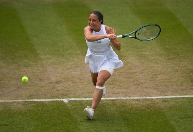 Elisabetta Cocciaretto in quarter final action Rothesay Classic Birmingham, Day 5, Tennis, Edgbaston Priory Club, Birmingham, UK - 21 June 2024  Copyright: xAnnaxGowthorpe Shutterstockx 14543328v