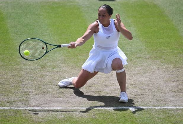Elisabetta Cocciaretto in quarter final action Rothesay Classic Birmingham, Day 5, Tennis, Edgbaston Priory Club, Birmingham, UK - 21 June 2024  Copyright: xAnnaxGowthorpe Shutterstockx 14543328x