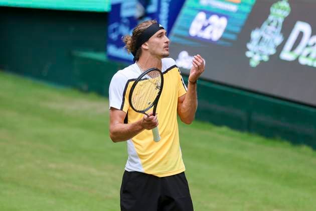 Alexander Zverev Germany looks disappointed, TERRA WORTMANN Open 2024, Arthur Fils vs Alexander Zverev, Gerry Weber Stadium, 21 06 2024, Halle, Germany