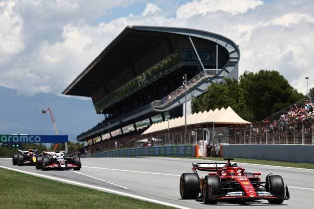 F1 Spanish Grand Prix 2024 Practice 1 Charles Leclerc of Ferrari during first practice ahead of the Formula 1 Spanish Grand Prix at Circuit de Barcelona-Catalunya in Barcelona, Spain on June 21, 2024. Barcelona Spain  Copyright: xJakubxPorzyckix originalFilename:porzycki-f1spanis240621_npC1W.jpg