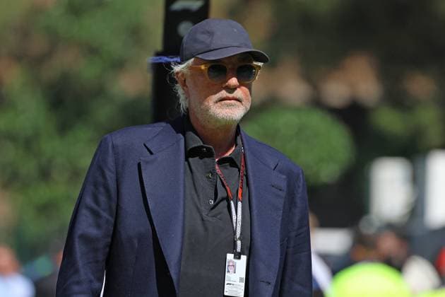 21 06 2024, xrarjax, Motorsport FIA Formula 1, Spanish Grand Prix emspor, v l Flavio Briatore DFL DFB REGULATIONS PROHIBIT ANY USE OF PHOTOGRAPHS as IMAGE SEQUENCES and or QUASI VIDEO Barcelona