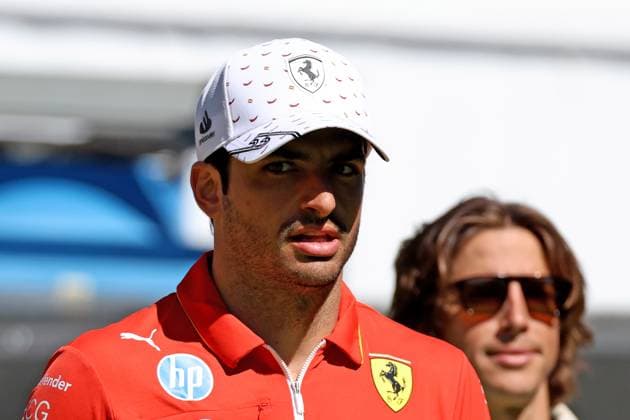 21 06 2024, xrarjax, Motorsport FIA Formula 1, Spanish Grand Prix emspor, v l Carlos Sainz Ferrari starting number 55 DFL DFB REGULATIONS PROHIBIT ANY USE OF PHOTOGRAPHS as IMAGE SEQUENCES and or QUASI VIDEO Barcelona