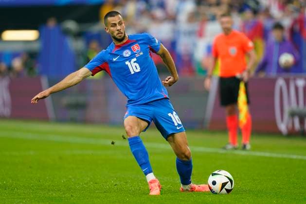 GER: Slovakia v Ukraine. UEFA EURO, EM, Europameisterschaft,Fussball 2024 David Hancko of Slovakia during the UEFA Euro 2024 match between Slovakia and Ukraine, Group E date 2, played at Merkur Spiel-Arena on June 21, 2024 in Düsseldorf, Germany. kpng Copyright: xSergioxRuizx xPRESSINPHOTOx PS_240621_ESL_UCR_088