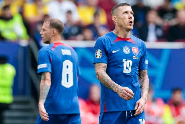 UEFA EURO 2024 Slovakia Ukraine 21 06 2024 Juraj Kucka Slovakia, 19 UEFA EURO 2024 Slovakia Ukraine Arena Düsseldorf, Düsseldorf on 21 06 2024 Copyright: xBEAUTIFULxSPORTS Meuselx