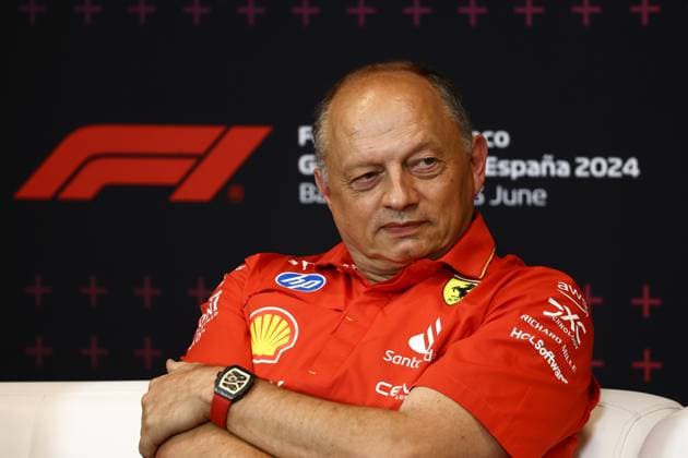 F1 Spanish Grand Prix 2024 Team Principal press conference, PK, Pressekonferenz Frederic Vasseur during the team principal press conference ahead of the Formula 1 Spanish Grand Prix at Circuit de Barcelona-Catalunya in Barcelona, Spain on June 21, 2024. Barcelona Spain  Copyright: xJakubxPorzyckix originalFilename:porzycki-f1spanis240621_npGYQ.jpg