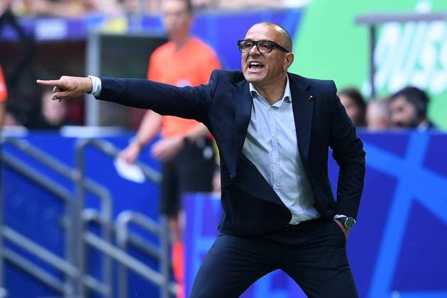Soccer UEFA EURO 2024 Group Stage 2 Matchday Slovakia Ukraine on 21 06 2024 at the Düsseldorf Arena in Düsseldorf Francesco Calzona Coach Head Coach Slovakia xRx