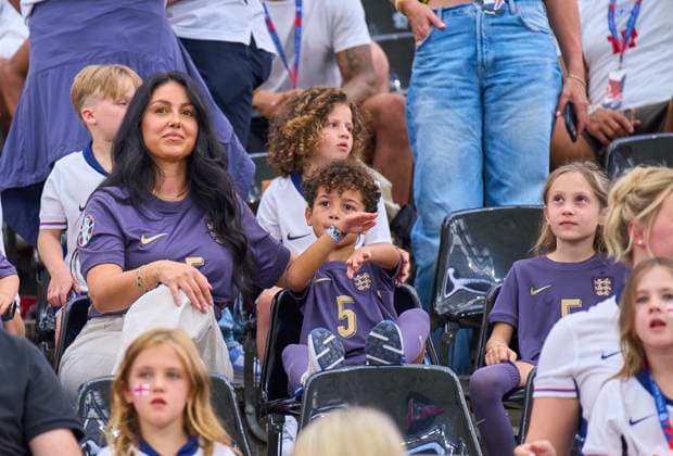 Millie SAVAGE, wife of John STONES, England 5 in the group C stage match ENGLAND - DENMARK 1-1 of the UEFA European Championships 2024 on Jun 20, 2024 in Frankfurt, Germany.