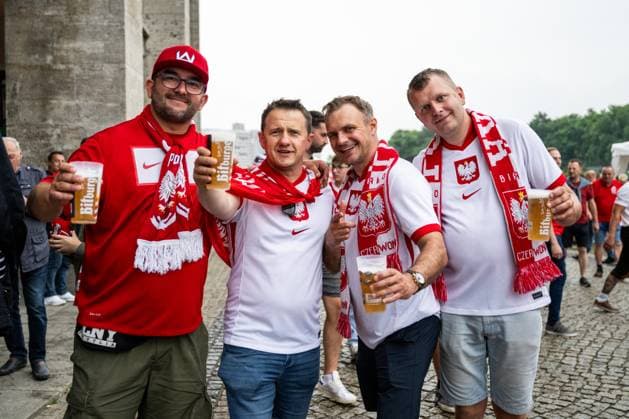 EURO 2024, Poland - Austria, Fans before the match