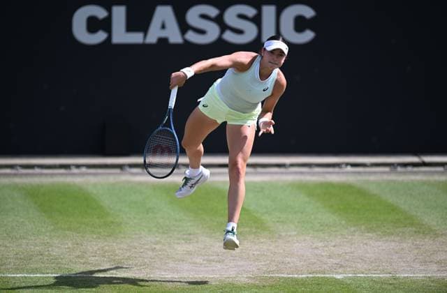 Caroline Dolehide of the USA in quarter final action Rothesay Classic Birmingham, Day 5, Tennis, Edgbaston Priory Club, Birmingham, UK - 21 June 2024  Copyright: xAnnaxGowthorpe Shutterstockx 14543328bd