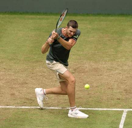 photo Hubert HURKACZ POL defeats his opponent Marcos GIRON USA Tennis Tournament Terra Wortmann Cup at Gerry Weber Sportpark OWL Arena in Halle Westfalen Fr 21 06 2024