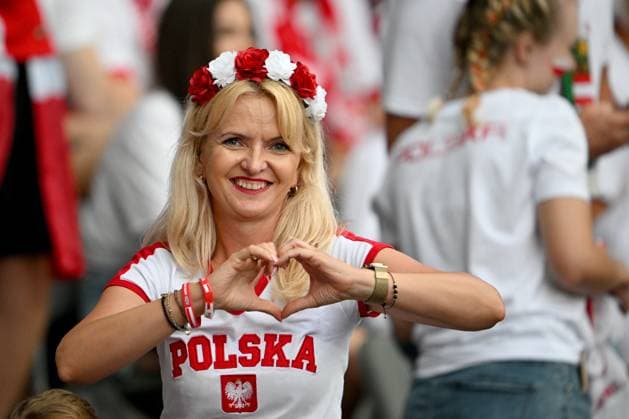 Germany Soccer Euro 2024 Poland - Austria 8713486 21.06.2024 A fan of Poland is seen ahead of the UEFA EURO, EM, Europameisterschaft,Fussball 2024 Group D soccer match between Poland and Austria at the Olympiastadion in Berlin, Germany. Alexey Filippov Sputnik Berlin Germany  Copyright: xAlexeyxFilippovx