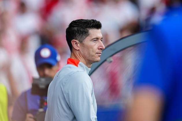 Robert Lewandowski Poland, 09 GER, Poland vs Austria, European Football Championship, UEFA Euro 2024, Matchday 2, 21 06 2024 GER, Poland vs Austria, European Football Championship, UEFA Euro 2024, Matchday 2, 21 06 2024 Berlin Copyright: xEibner-Pressefoto MarcelxvonxFehrnx EP_MFN