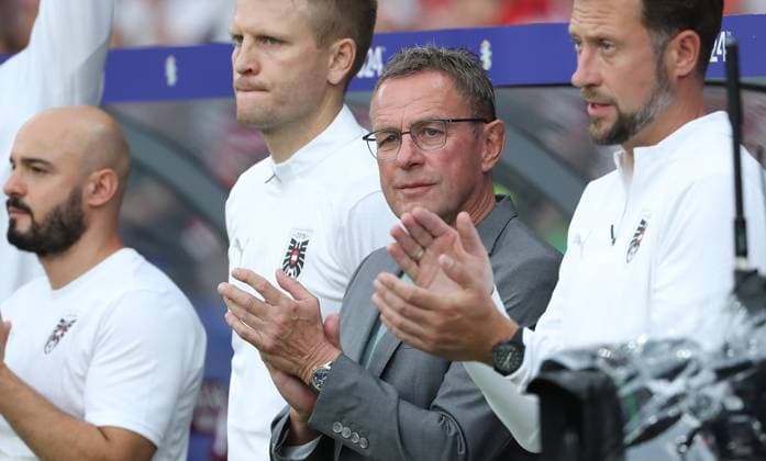Coach Ralf Rangnick Action Upper Body Sport Football Soccer European Championship Euro 2024 European Championship Men Season 2023 2024 21 06 2024 Poland POL vs Austria AUT in Berlin DFL regulations prohibit any use of photographs as image sequences and or quasi video