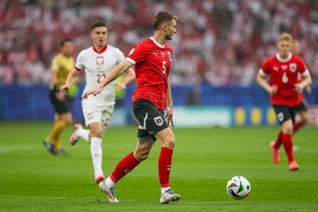 21.06.2024 BERLIN, NIEMCY (BERLIN, GERMANY ) STADION OLIMPIJSKI W BERLINIE ( OLYMPIASTADION ) PILKA NOZNA (FOOTBALL), UEFA EURO, EM, Europameisterschaft,Fussball 2024 MECZ POLSKA - AUSTRIA ( POLAND - AUSTRIA ) NZ STEFAN POSCH FOTO LUKASZ SKWIOT CYFRASPORT NEWSPIX.PL --- Newspix.pl  20240621CSLS028