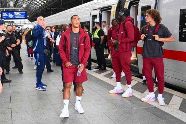 EURO 2024, Belgium national team at Cologne railway station