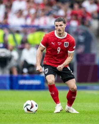 UEFA EURO 2024 Poland Austria 21 06 2024 Christoph Baumgartner Austria, 19 UEFA EURO 2024 Poland Austria Olympiastadion, Berlin 21 06 2024 Copyright: xBEAUTIFULxSPORTS Buriakovx