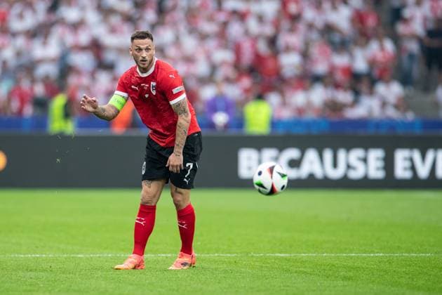 UEFA EURO 2024 Poland Austria 21 06 2024 Marko Arnautovic Austria, 7 UEFA EURO 2024 Poland Austria Olympiastadion, Berlin 21 06 2024 Copyright: xBEAUTIFULxSPORTS Buriakovx