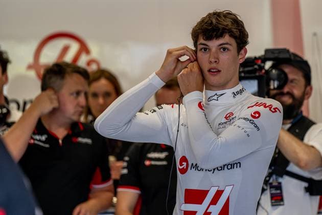 MONTMELO, SPAIN: Oliver Bearman, racing for the Ferrari team during the 2024 Formula 1 Spanish Grand Prix at the Circuit de Barcelona-Catalunya in Montmelo, Spain