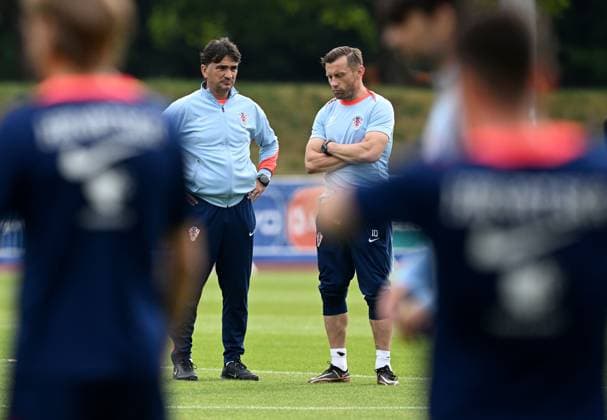 UEFA EURO, EM, Europameisterschaft,Fussball 2024: Croatia training session Head Coach of Croatia Zlatko Dalic and coach Ivica Olic during the training session at Volksparkstadion in Neuruppin, Germany on June 21, 2024. MarkoxLukunic PIXSELL