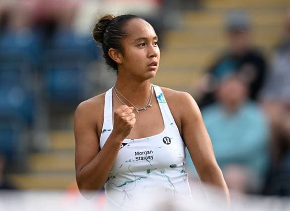 Leylah Fernandez of Canada in quarter final action Rothesay Classic Birmingham, Day 5, Tennis, Edgbaston Priory Club, Birmingham, UK - 21 June 2024  Copyright: xAnnaxGowthorpe Shutterstockx 14543328bx