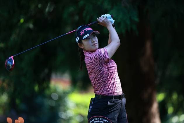 KPMG Women s PGA, Golf Herren Chisato Iwai of Japan tees off on the 12th hole during Day Two of the KPMG Women s PGA Championship at Sahalee Country Club in Sammamish, Washington, USA, on Friday, June 21, 2024. Sammamish Washington United States  Copyright: xJorgexLemusx originalFilename:lemus-kpmgwome240621_npABq.jpg