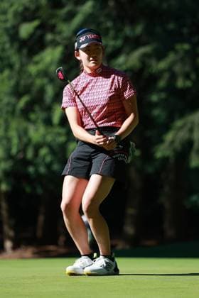 KPMG Women s PGA, Golf Herren Chisato Iwai of Japan reacts to her putt on the 11th green during Day Two of the KPMG Women s PGA Championship at Sahalee Country Club in Sammamish, Washington, USA, on Friday, June 21, 2024. Sammamish Washington United States  Copyright: xJorgexLemusx originalFilename:lemus-kpmgwome240621_npp4O.jpg