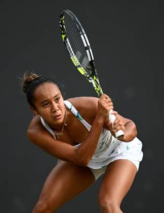 Leylah Fernandez of Canada in quarter final action Rothesay Classic Birmingham, Day 5, Tennis, Edgbaston Priory Club, Birmingham, UK - 21 June 2024  Copyright: xAnnaxGowthorpe Shutterstockx 14543328by