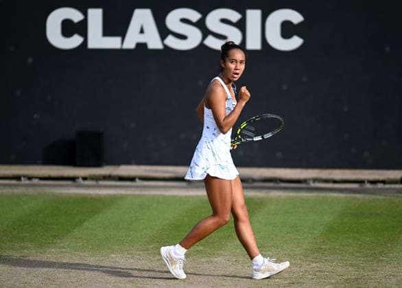 Leylah Fernandez of Canada in quarter final action Rothesay Classic Birmingham, Day 5, Tennis, Edgbaston Priory Club, Birmingham, UK - 21 June 2024  Copyright: xAnnaxGowthorpe Shutterstockx 14543328ca
