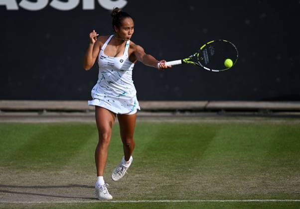 Leylah Fernandez of Canada in quarter final action Rothesay Classic Birmingham, Day 5, Tennis, Edgbaston Priory Club, Birmingham, UK - 21 June 2024  Copyright: xAnnaxGowthorpe Shutterstockx 14543328ce