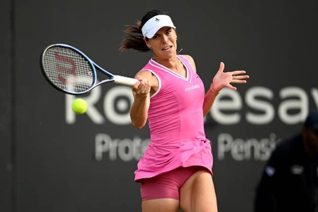 Ajla Tomljanovic of Australia in quarter final action Rothesay Classic Birmingham, Day 5, Tennis, Edgbaston Priory Club, Birmingham, UK - 21 June 2024  Copyright: xAnnaxGowthorpe Shutterstockx 14543328cl