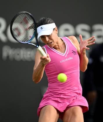 Ajla Tomljanovic of Australia in quarter final action Rothesay Classic Birmingham, Day 5, Tennis, Edgbaston Priory Club, Birmingham, UK - 21 June 2024  Copyright: xAnnaxGowthorpe Shutterstockx 14543328cn
