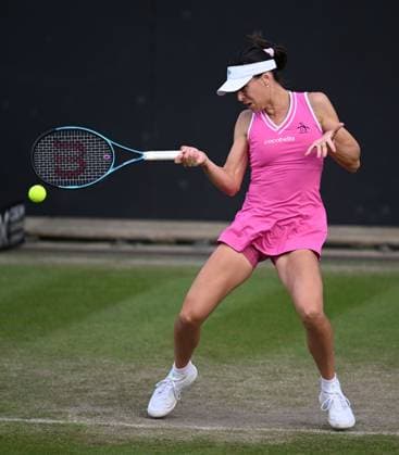 Ajla Tomljanovic of Australia in quarter final action Rothesay Classic Birmingham, Day 5, Tennis, Edgbaston Priory Club, Birmingham, UK - 21 June 2024  Copyright: xAnnaxGowthorpe Shutterstockx 14543328cu
