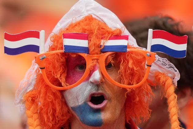 Sport Bilder des Tages Netherlands supporters the Euro 2024 soccer match between Netherlands and France at the Leipzig Arena , Leipzig, Germany - Friday 21 June 2024. - Soccer .  Copyright: xSpada LaPressex