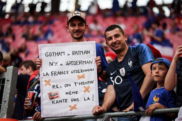 Supporters equipe de France – ambiance lors du match France vs Netherlands groupe D de l Euro 2024 FOOTBALL : France vs Netherlands- Euro 2024 Groupe D, Leipzig Stadium - 21 06 2024 ElyxandroCegarra Panoramic 
