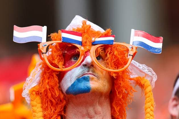 Sport Bilder des Tages Netherlands v France: Group D - UEFA EURO, EM, Europameisterschaft,Fussball 2024 Netherlands fans inside the stadium before the UEFA EURO 2024 group stage match between Netherlands and France at Football Stadium Leipzig on June 21, 2024 in Leipzig, Germany. SanjinxStrukic PIXSELL