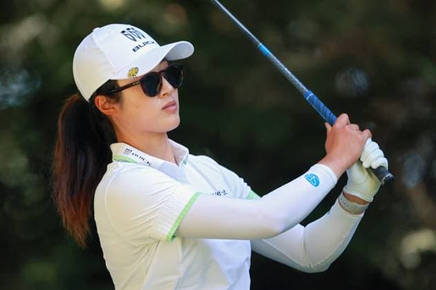 KPMG Women s PGA, Golf Herren Championship Yu Liu of China hits from the 16th tee during the second round of the KPMG Women s PGA Championship at Sahalee Country Club on Friday, June 21, 2024 in Sammamish, Washington. Sammamish Washington United States  Copyright: xAmyxLemusx originalFilename:lemus-kpmgwome240621_np4Ow.jpg