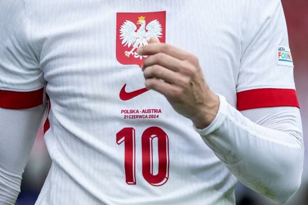 UEFA EURO 2024 Poland Austria 21 06 2024 Symbolic image, logo of national team Poland UEFA EURO 2024 Poland Austria Olympic Stadium, Berlin 21 06 2024 Copyright: xBEAUTIFULxSPORTS Buriakovx