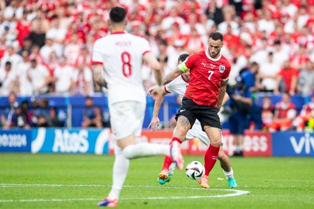 UEFA EURO 2024 Poland Austria 21 06 2024 Marko Arnautovic Austria, 7 UEFA EURO 2024 Poland Austria Olympiastadion, Berlin 21 06 2024 Copyright: xBEAUTIFULxSPORTS Buriakovx