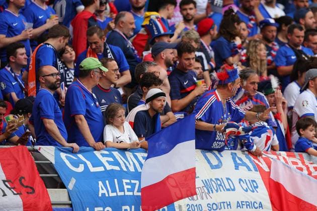 Netherlands France UEFA EURO 2024 Leipzig, 21 06 2024, Leipzig Stadium, UEFA EURO 2024 Germany , Gr D Preliminary Round , Netherlands France , In the picture Fans France ,