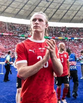 UEFA EURO 2024 Poland Austria 21 06 2024 Patrick Wimmer Austria, 23 UEFA EURO 2024 Poland Austria Olympiastadion, Berlin 21 06 2024 Copyright: xBEAUTIFULxSPORTS Buriakovx
