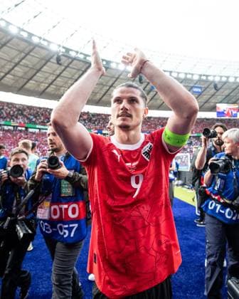 UEFA EURO 2024 Poland Austria 21 06 2024 Marcel Sabitzer Austria, 9 UEFA EURO 2024 Poland Austria Olympiastadion, Berlin 21 06 2024 Copyright: xBEAUTIFULxSPORTS Buriakovx