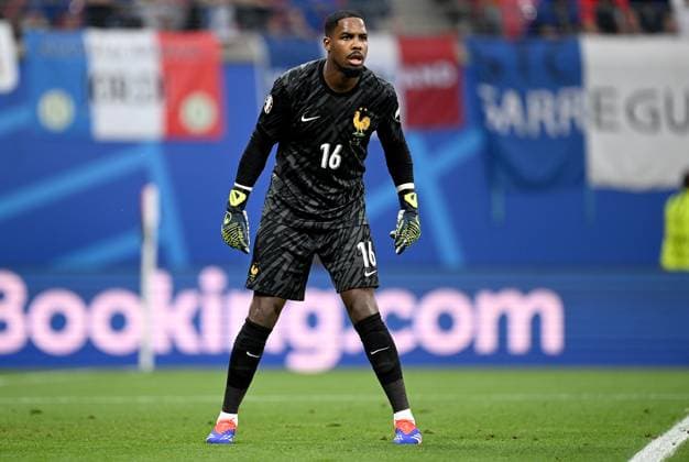 Soccer Euro 2024 Group D 21 06 2024 Netherlands France Goalkeeper Mike Maignan France