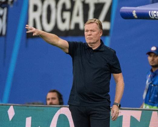 Football, Men, Season 2023 24, UEFA Euro 2024, Group D 2 Matchday in Leipzig, Netherlands France, Coach Ronald Koeman Netherlands , 21 06 2024, Copyright: xMatthiasxKochx