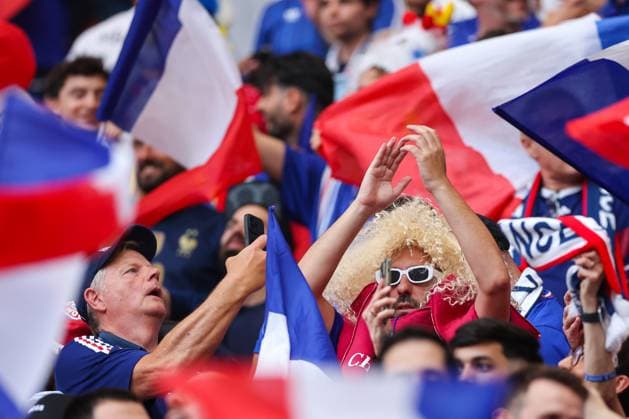 Netherlands v France: Group D - UEFA EURO, EM, Europameisterschaft,Fussball 2024 France fans during the UEFA EURO 2024 group stage match between Netherlands and France at Football Stadium Leipzig on June 21, 2024 in Leipzig, Germany. SanjinxStrukic PIXSELL
