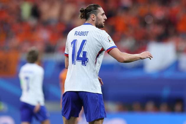 Soccer UEFA EURO 2024 Group Stage 2 Matchday Netherlands France on 21 06 2024 at Leipzig Stadium in Leipzig Adrien Rabiot France xMSx