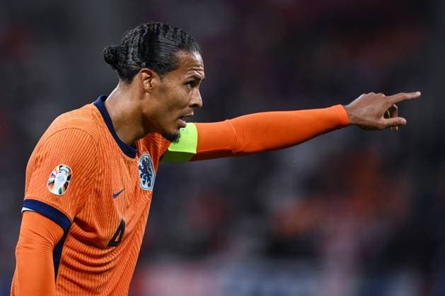 Sport Bilder des Tages Mg Lipsia (Germania) 20 06 2024 - Euro 2024 Olanda-Francia foto Matteo Gribaudi Image nella foto: Virgil Van Dijk 