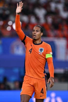 Mg Lipsia (Germania) 20 06 2024 - Euro 2024 Olanda-Francia foto Matteo Gribaudi Image nella foto: Virgil Van Dijk 